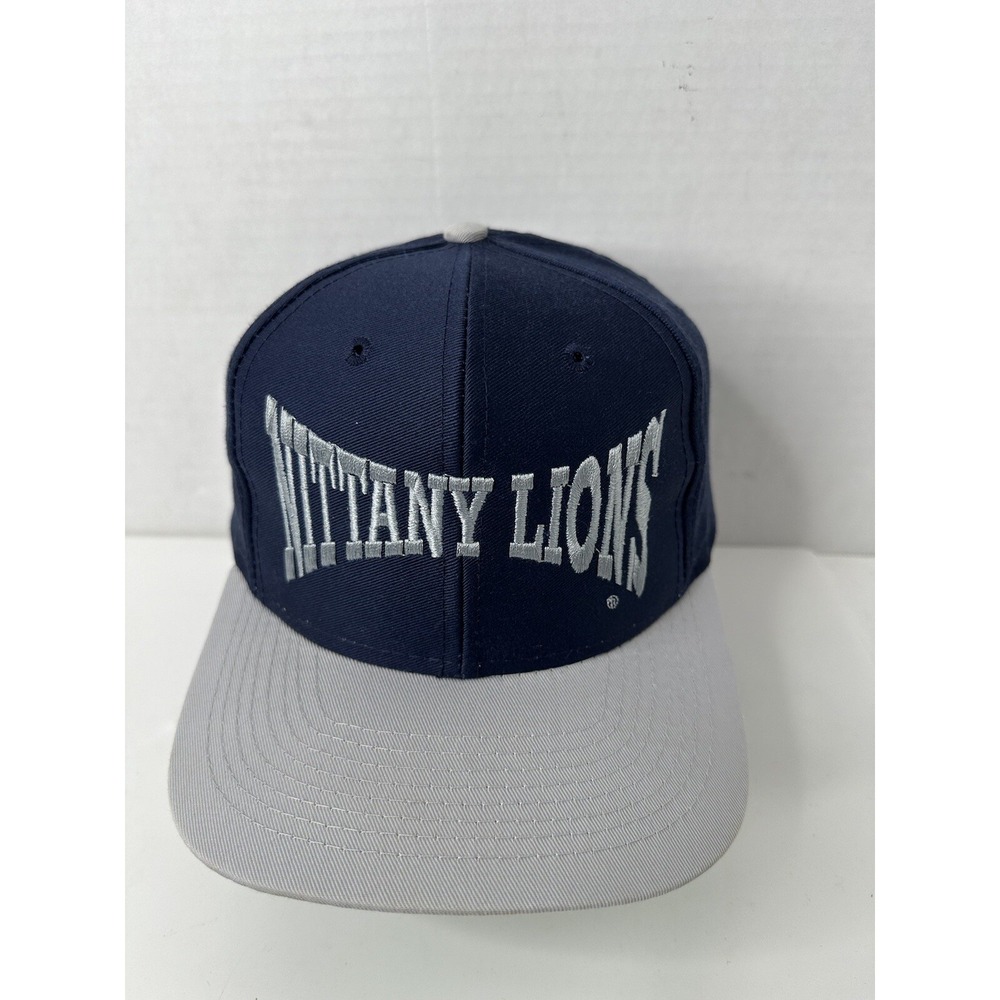Falcon PSU Penn State Nittany Lions Vintage Snapback Hat Blue Grey Cap